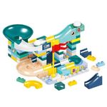 MANAKI ENTERPRISE 88PCS Assembly Block Marble Run Slide Track Building Blocks Funnel Slide DIY Sets Bricks Kids Toys