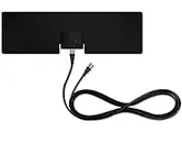 Mohu Leaf Metro TV Antenna, Indoor, Portable, 25 Mile Range, Original Paper-thin, Reversible, Paintable, 4K-Ready HDTV, 10 Foot Detachable Cable, Premium Materials for Performance, USA Made, MH-110543