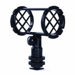 Movo SMM1 Camera Shoe Shockmount for Shotgun Microphones 19-25mm in Diameter (Including Rode NTG-1, NTG-2, Sennheiser MKE-600)