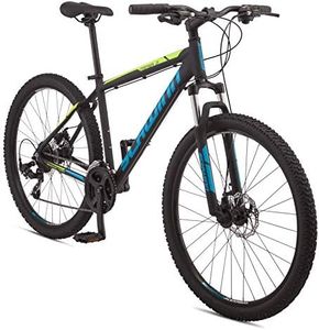 Schwinn Mesa 2 Adult Mountain Bike, 21 Speeds, 27.5-Inch Wheels, Small Aluminum Frame, Black