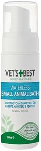 Vet's Best Small Animal Waterless Bath |No Rinse Dry Shampoo for Small Animals, 150ml