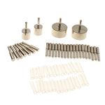The Beadsmith Wig Jig, 30 pc Peg Kit–Large & Small Metal Rounds, Metal Pins 2 Sizes, Plastic Guards & Storage Case–Make Wire Components & Jewelry Designs Exclusively w/beadsmith (Wig-A-Ma-Jig Deluxe)
