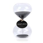 Biloba Puff Sand Timer, Colorful Hourglass Sand Clock, Kitchen Timer - Inspired Glass 3Mins / 5Mins / 30Mins / 60Mins, Home, Office Desk Decor