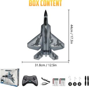 HAWK'S WORK F-22 RC Airplane – Remote Control Jet Model