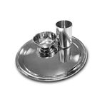 Shri & Sam Stainless Steel Shagun Dinner Set (3 Pcs), Solid