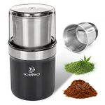 ICEKO Electric Coffee Grinders, Spice Grinder with Stainless Steel Blades,200w/120g Large Capacity,Detachable Grinder for Coffee Beans,Spice,Grain,Nut