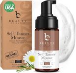 Self Tanner Mousse - USA Made with Natural & Organic Ingredients, Self Tanning Mousse for Fake Tan, Natural Looking Sunless Tanner, Non Toxic Tanning Foam for Gradual Tan with Streak Free Finish
