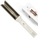 Rotating Curling Iron Hair Curler: Instant Heat Automatic Curling Wand 1.25 Inch Anti-Scald Ceramic Ionic Barrel Adjustable 3 Gears Heating Temperature Hot Tools Auto Shut-Off Hair Styling Curls Waver (White)