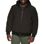 Dockers Men's Softshell Sherpa Lined Bomber Jacket, Black, 4X-Large Tall, Black, 4X-Large Tall
