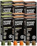 Rosso Coffee Capsules for Nespresso Original Machine - 120 Gourmet Espresso Pods, Compatible with Nespresso Original Line Machines (Flavor Pack)