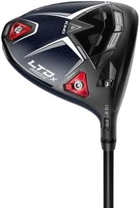 Cobra Golf 2022 LTDX Max Driver Gloss Peacoat-Red (Men's, Left Hand, UST Helium Nanocore, Senior Flex, 12)