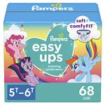 Pampers Size 7 Diapers, Potty Training Underwear for Toddlers, Easy Ups Diapers, Pull Up 5t-6t Training Pants for Girls and Boys, 68 Count, Giant Pack (Packaging & Prints May Vary)