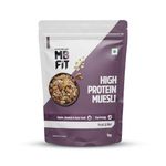 MuscleBlaze Fit High Protein Muesli (1kg, Fruits & Nut) | 22g Protein | With Apple, Almonds & Super Seeds, High Protein Breakfast Cereals