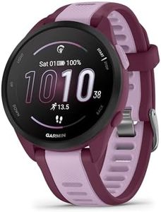 Garmin Forerunner 165 Musique, Montre Intelligente de Course, Affichage AMOLED coloré, mesures d'entraînement et informations de récupération, Musique sur Votre Poignet, Baies
