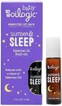 Slumber & Sleep Essential Oil Lavendar Blend Roll-on. Gentle & Safe Aromatherapy for Baby and Toddler Bedtime .45oz