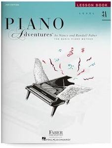 Piano Adventures: Lesson Book - Level 3A, 2nd Edition | Intermediate Piano Method for Kids and Teens | Educational Sheet Music Songbook with Chromatic Scale and Arpeggios | Faber Piano Book