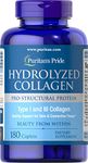 Puritan's Pride Hydrolyzed Collagen 1000 mg, 180 Caplets