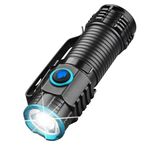 ULTRAFIRE Mini Flashlight, 1000 High Lumens Pocket EDC Flashlight, Small Flashlight with Super Bright LED, USB-C Rechargeable - Your Ideal Companion for Night Walks and Outdoor Activities