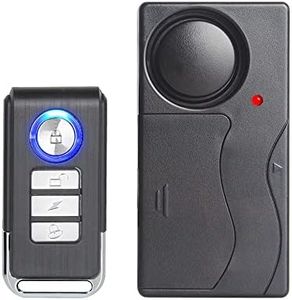 Mengshen Alarme Antivol sans Fil Détecteur De Mouvement De Sécurité Sirène pour Vélo Moto Scooter Porte Fenêtre Véhicule 110dB avec Télécommande