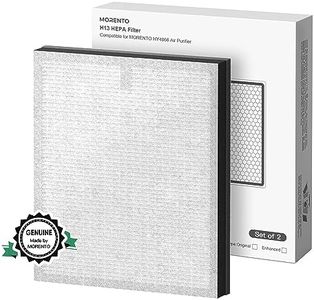 MORENTO 2 Pack HY4866 Genuine Air Purifier Replacement Filter for HY4866 Air Purifier, Enhanced Version