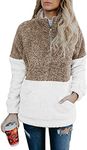 BTFBM Women Sherpa Pullover Quarter