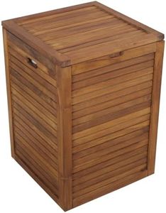 The Original Spa Large Size Teak Laundry or Storage Hamper
