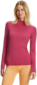 FALKE Women's SK Roll Neck Sweatshirt, Purple (Radiant Orchid 8692), XS