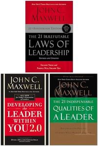 John C. Maxwell Collection 3 Books Set (21 Irrefutable Laws of Leadership, Developing the Leader Within You 2.0 & The 21 Indispensable Qualities of a Leader)