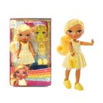 Rainbow High Littles – Daisy Madison, Yellow 5.5" Posable Small Doll with Purse, Magical Pet Bear, Girls Toy Gift, Kids Ages 4-12 Years