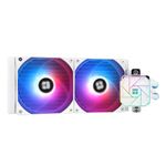 Thermalright Aqua Elite 240 White V3 Liquid CPU Cooler, 240 Cooling Row Size, 2 x 120mm PWM Fans, S-FDB Bearings,for AMD/AM4/AM5, Intel LGA1150/1151/1155/1156/1200/2011/1700,Desktop CPU Cooler AIO