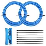 Belle Vous PTFE Teflon Bowden Tubing & Tube Cutter - 4mm OD/2mm ID - 1.75mm Filament Tube for Creality Ender 3, 3 Pro, V2, Neo, 5 & K1 Max 3D Printer