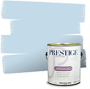 PRESTIGE Interior Paint and Primer in One, Robin's Egg, Semi-Gloss, 1 Gallon