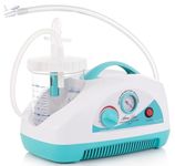 ArmoLine Portable Suction Unit Machine 30L/min Flow Rate for Ear Suction Ear Wax Removal Medical Aspirator Homecare Tabletop Phlegm Mucus