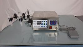 Two/Double Head Table Top Electirc Digital Liquid Filling Machine | Manual & Automatic Control | for Low Viscosity Oil, Milk, Beverage, Essential Oil, Juice, Water, Perfume, Condiment -5ml to 3500ml