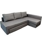 BACoverZone Friheten Sofa Cover for IKEA Sofa Bed with Right Chaise, Couch Cover for L Shape Sectional, Sofa Covers for 3 Cushions Couch, Sofa Slipcovers for Sectional Sofa, T-19