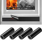 4 Pieces Magnetic Fireplace Draft Stopper Fireplace Vent Cover Magnetic Fireplace Draft Blocker for Block Cold Air from Vent to Prevent Heat Loss (36 x 6 Inch)