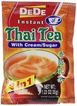 DEDE Instant Thai Tea Drink with Cream and Sugar - 12 Pockets by NR INSTANT PRODUCE CO. LTD [Foods]