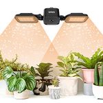 SANSI LED Grow Lights for Indoor Plants, Full Spectrum Plant Grow Light and Optical Lens 42 umol/s High PPF, 30W Indoor Grow Lights for 2x2ft Growing, Seed Starting,Blooming and Fruiting, E26 Base