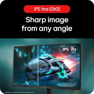 LG UltraGear 24" Gaming Monitor – Full HD, 144Hz, IPS Display