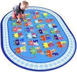 HiiARug Kids Play Rug Oval ABC Alph