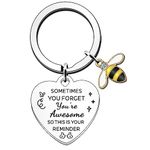 FMCC Proud of You Gifts for Women Exam Good Luck Gifts Keyring Female Inspirational Gifts Sometiems You Forget You're Awesome