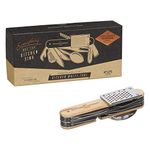 Gentlemen's Hardware 12-in-1 Detachable Kitchen Stainless Steel Multi Tool with Wood Handles