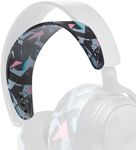 WC HeadbandZ Arctis Nova - Upgraded Silicone Headband for Arctis Nova Headsets by Wicked Cushions - Enhanced Flexibility, Comfort, and Style with Matching Earpad Designs| 90's Black