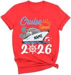Custom Cruise Squad 2025 T-Shirts, Family Making Memories Together Shirt, Birthday Trip Shirts, Travel Tee, Holidays Outfit, Youth Red Small