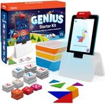 Osmo Genius Kit, Ages 6-10, 7 STEM Learning Games, Spelling & Math, Fire