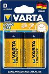 VARTA Longlife D Mono LR20 Alkaline Batteries (4-pack) - Made in Germany - ideal for remote controls, radios, alarm clocks and clocks