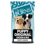 Burns Pet Nutrition Hypoallergenic Complete Dry Dog Food Puppy Original Chicken and Rice 12 kg