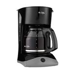 Mr. Coffee 12-Cup Coffeemaker, Black, SK13