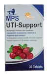 MPS_UTI-Support Tablets for Dogs & Cats | Urinary Tract & Bladder Health Supplement | Cranberry + D -Mannose + Hibiscus + Pumpkin Seed | Pack of 30 Tablets