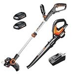 Worx 20V Trimmer and Blower Power S